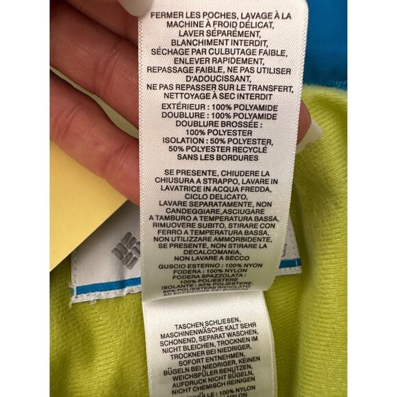 Columbia BUGABOO Womens Small SHORT
Aqua blue Ski Snow Snowboard pants Omnitech - Picture 10 of 10